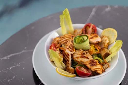 caesar salad romaine parmesan croutons